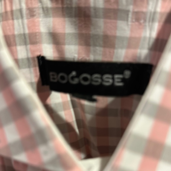 Men's Pink Checkered Shirt - Picture 2 of 2